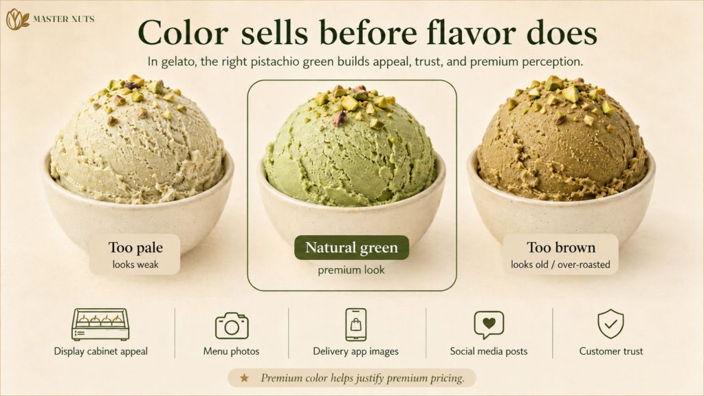 Color sells before flavor does