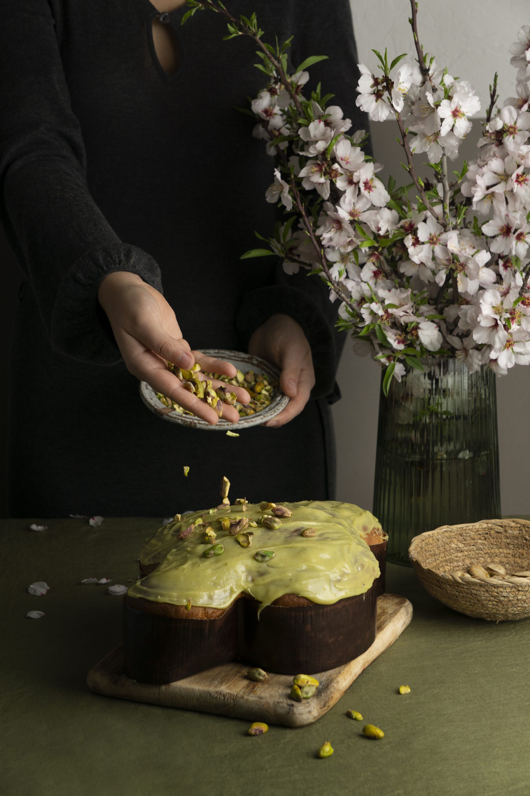 Pistachio paste used in premium desserts and café menu items