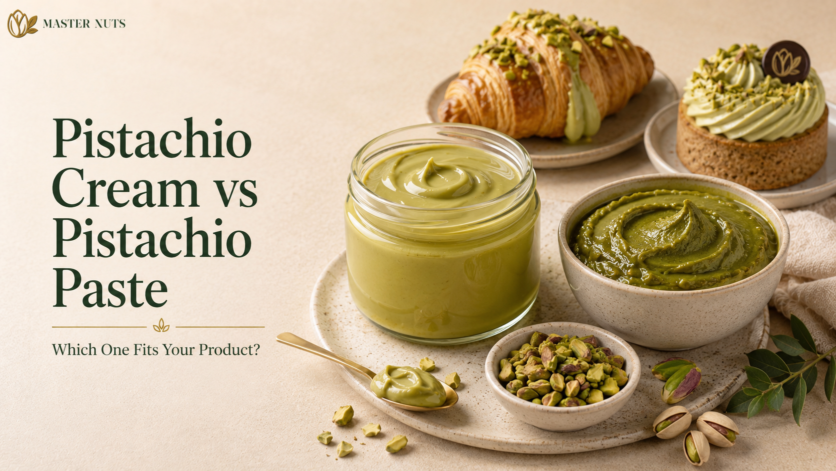 Pistachio cream vs pistachio paste: which one fits your product?